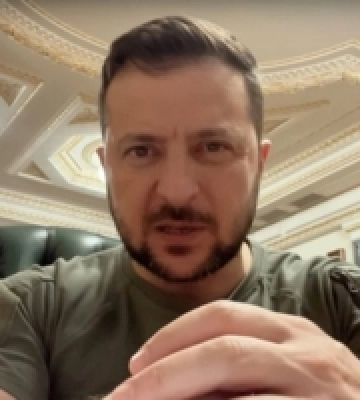 У нічному відео Президент Зеленський сказав про терор прикордонних районів Чернігівщини