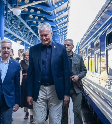 Президент Литви Ґітанас Науседа приїхав в Україну