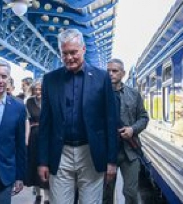 Президент Литвы Гитанас Науседа прибыл с визитом в Киев