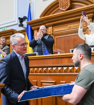 До Києва на зустріч із Зеленським прибув президент Литви
