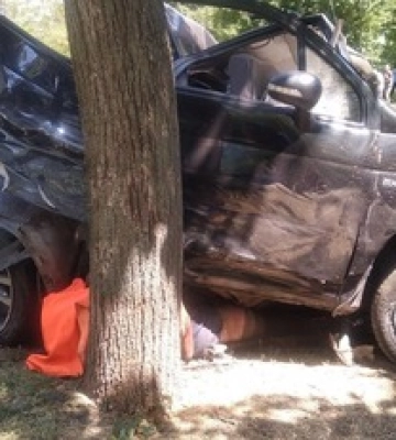 У Запоріжжі BMW на швидкості зніс кілька авто та влетів у комунальників - багато постраждалих: фото та відео
