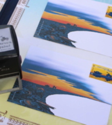 У Чернігові погасили поштову марку «Доброго вечора, ми з України!»