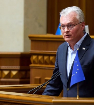 Науседа у Києві оголосив про новий пакет військової допомоги від Литви