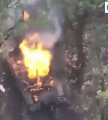 Бійці 93 бригади знищили позиції окупантів під Ізюмом: відео моменту