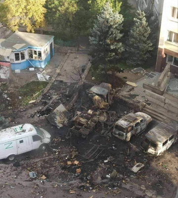 &quot;Гаряча ніч в Енергодарі&quot;: знищено техніку окупантів