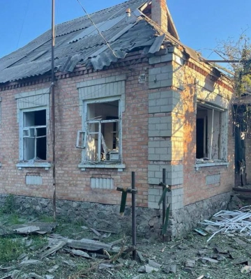 Вночі армія РФ обстріляла Нікополь реактивними системами залпового вогню. Фото