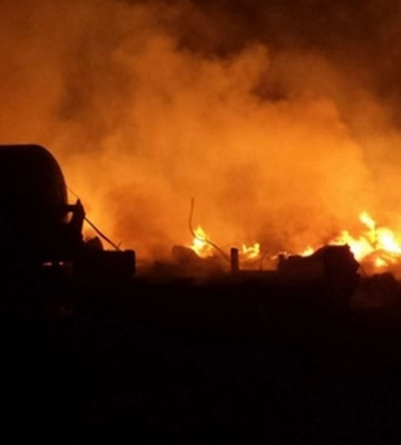 На Херсонщині окупанти під штучною димовою завісою підірвали власний потяг