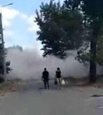 В Северодонецке обваливаются разбомбленные многоэтажки (видео)