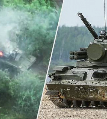 Украинские воины уничтожили российский ЗРК &quot;Тунгуска&quot;, предназначенный для противовоздушной обороны