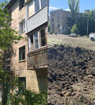 Оккупанты сбросили на центр Торецкая авиабомбы: есть пострадавшие