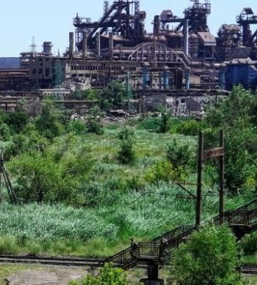 Сильный взрыв прогремел недалеко от «Азовстали»