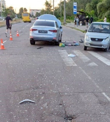У Полтаві на проспекті Миру внаслідок ДТП травмувалася дитина