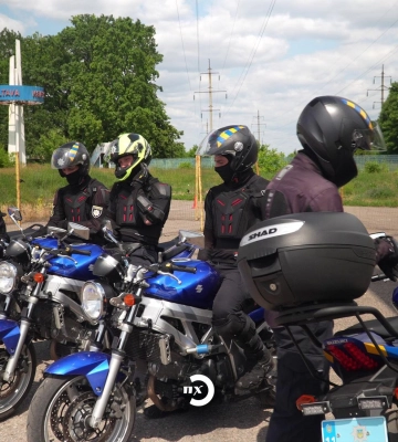 У Полтаві тренуються мотопатрульні з Одеси та Львова