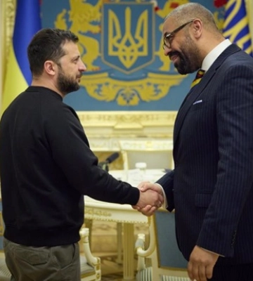 Зеленський зустрівся із главою МЗС Британії