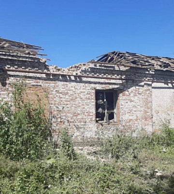 Оккупанты атаковали Никополь из тяжелой артиллерии