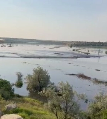 Підтоплення на Миколаївщині. У Снігурівській громаді зруйнований міст