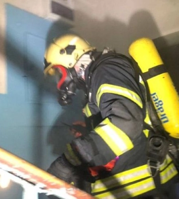 У Полтаві сталася пожежа у багатоквартирному житловому будинку
