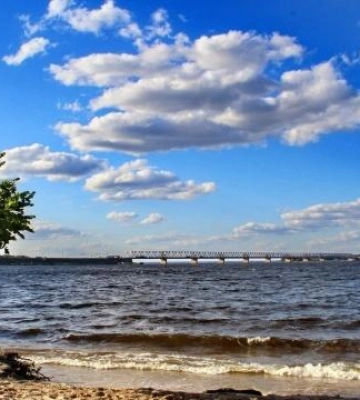 Зміна рівня водосховища на Полтавщині — понад метр