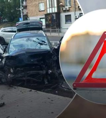 Авто вылетело на бешеной скорости на встречную полосу: в центре Киева произошло тройное ДТП