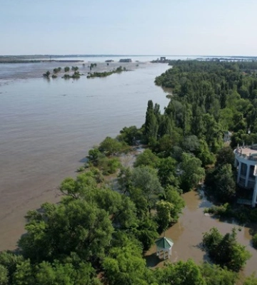 На Херсонщині затопило Нижньодніпровський нацпарк