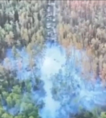 ЗМІ РФ публікують відео наслідків удару по аміакопроводу «Тольятті-Одеса»