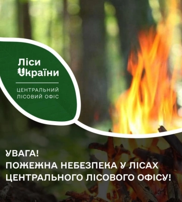У лісах Кіровоградщини зберігається рівень високої та надзвичайної пожежної небезпеки