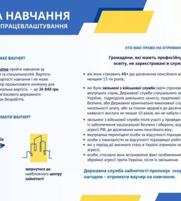 На Рівненщині кожен охочий зможе отримати ваучер для навчання новій професії