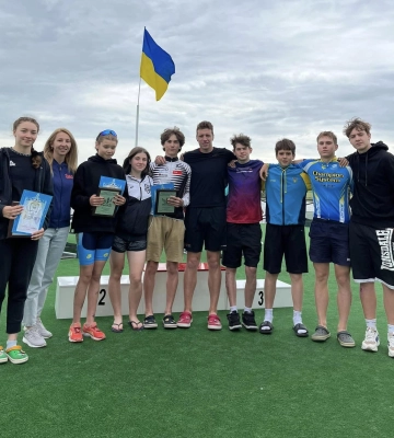 Черкаські триатлети вибороли чотири медалі чемпіонату України
