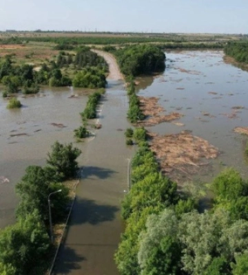 Через підрив Каховської ГЕС затопило Нижньодніпровський національний парк