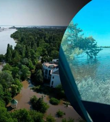 В Голой Пристани оккупанты выгоняют местных жителей из их домов