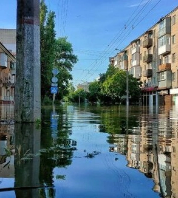 В Корабельном районе Херсона подтоплено более 1800 домов