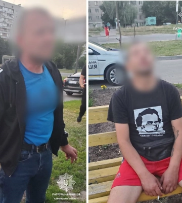 Патрульные поймали в Харькове двух вероятных грабителей
