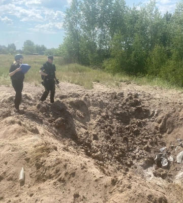 Наслідки ракетного удару та обстрілів Харківщини: опубліковані фото