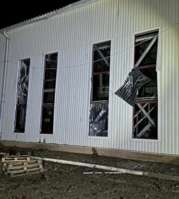 Ворог вночі завдав удару із С-300 по підприємству на Харківщині