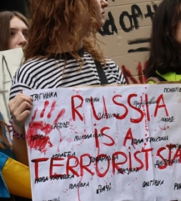 Под офисом ООН в Киеве проходит акция протеста – фото