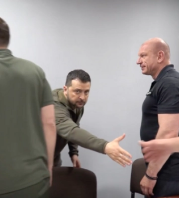 Зеленский приехал в Херсонскую область