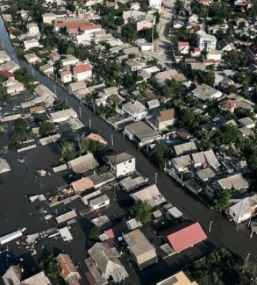 На правобережжі Херсонщини «великою водою» пошкоджені понад 2,5 тисячі будинків