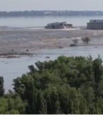 Рівень Каховського водосховища продовжує падати, це створює загрозу для ЗАЕС – штаб