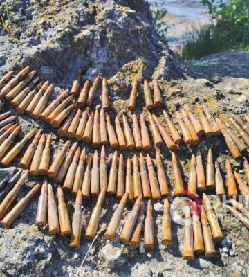 У Дніпрі рибалка знайшов величезну кількість патронів