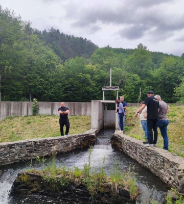 Словацькі водогосподарники здійснили навчальну поїздку на українську частину басейну р. Уж
