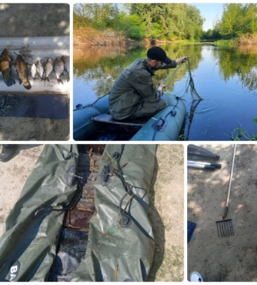 За місяць у браконьєрів Рівненщини відібрали 8,5 кіло риби