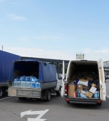 Київщина відправила на Херсонщину першу партію допомоги