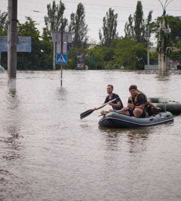 На Херсонщині ситуація стабілізується, вода почала спадати