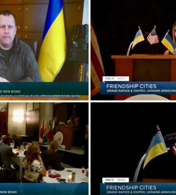 Дніпро та Гранд-Репідс (США) офіційно оголосили про дружбу між містами