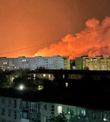В окупованому Бердянську пролунав вибух. ВІДЕО+ФОТОрепортаж