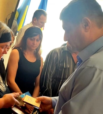 На Одещині родині загиблого гвардійця вручили орден «За мужність»
