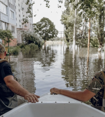 В Херсоне за ночь вода упала на 20 см