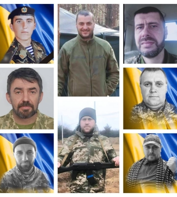 Вісім воїнів з Рівненщини поповнили Небесний Легіон