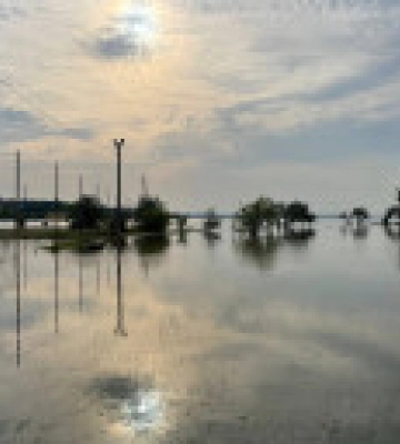 Миколаївщина: рівень води по Інгульцю не росте вже дві години