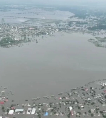 В окупованій Голій Пристані вода стоїть вже понад три доби, люди благають про допомогу